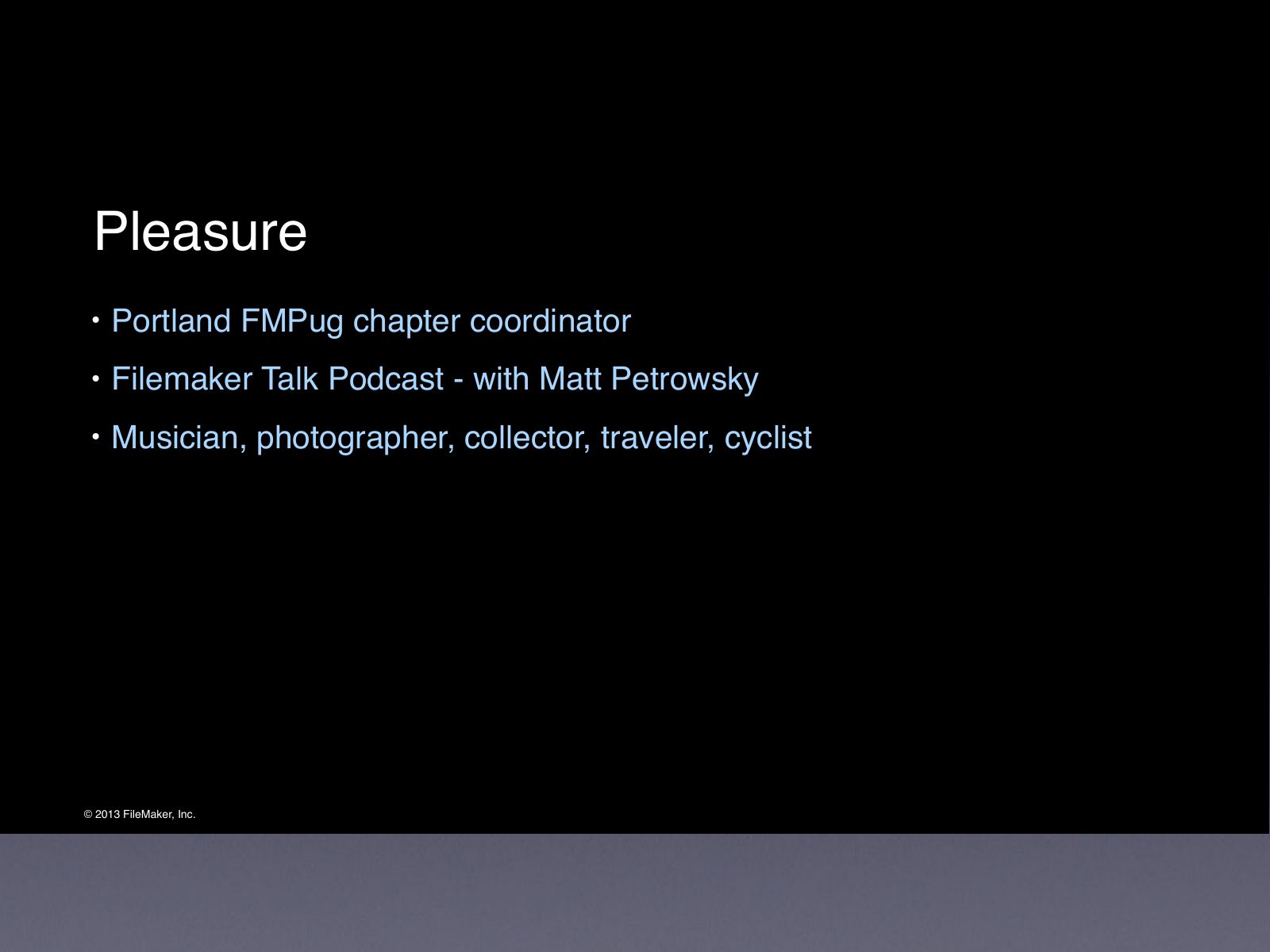 Slide 3: Pleasure