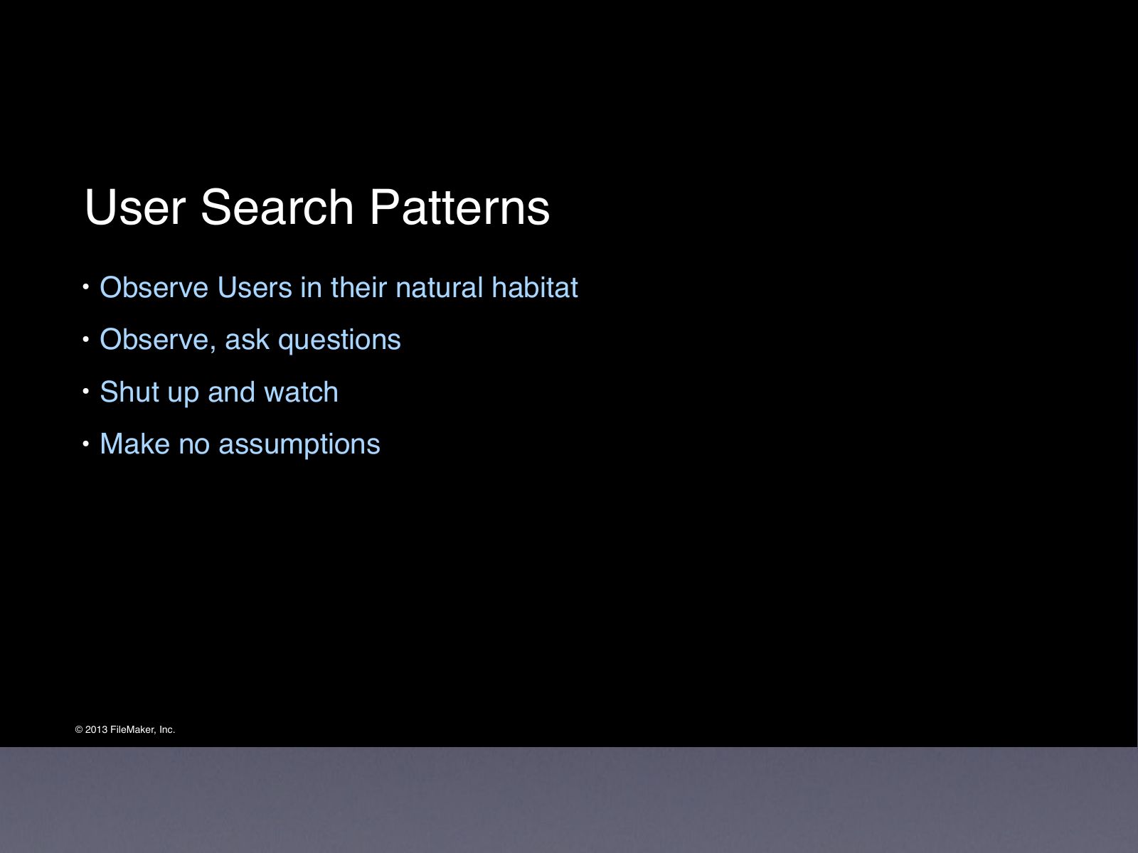 Slide 13: User Search Patterns