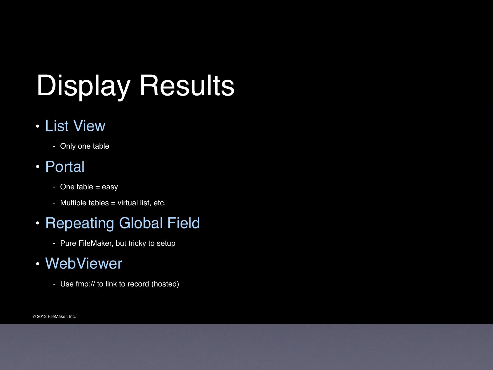 Slide 44: Display Results