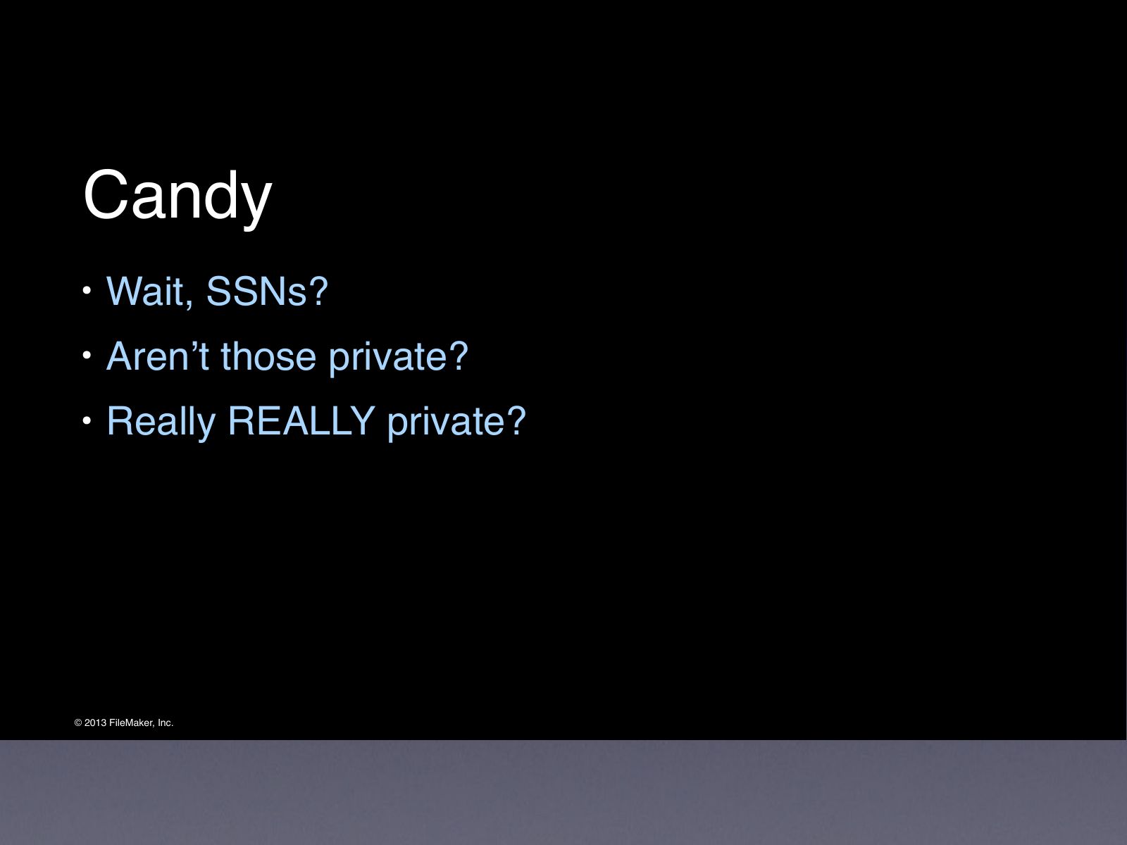 Slide 47: Candy