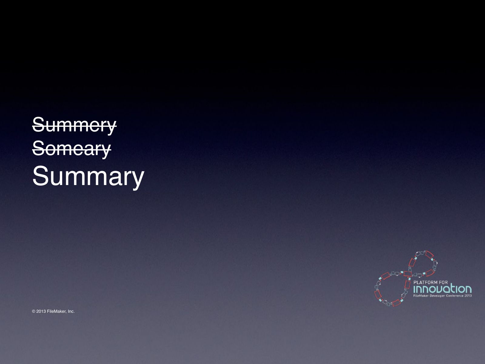 Slide 52: SummerySomearySummary