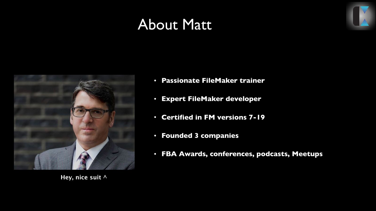 Slide 2: About Matt