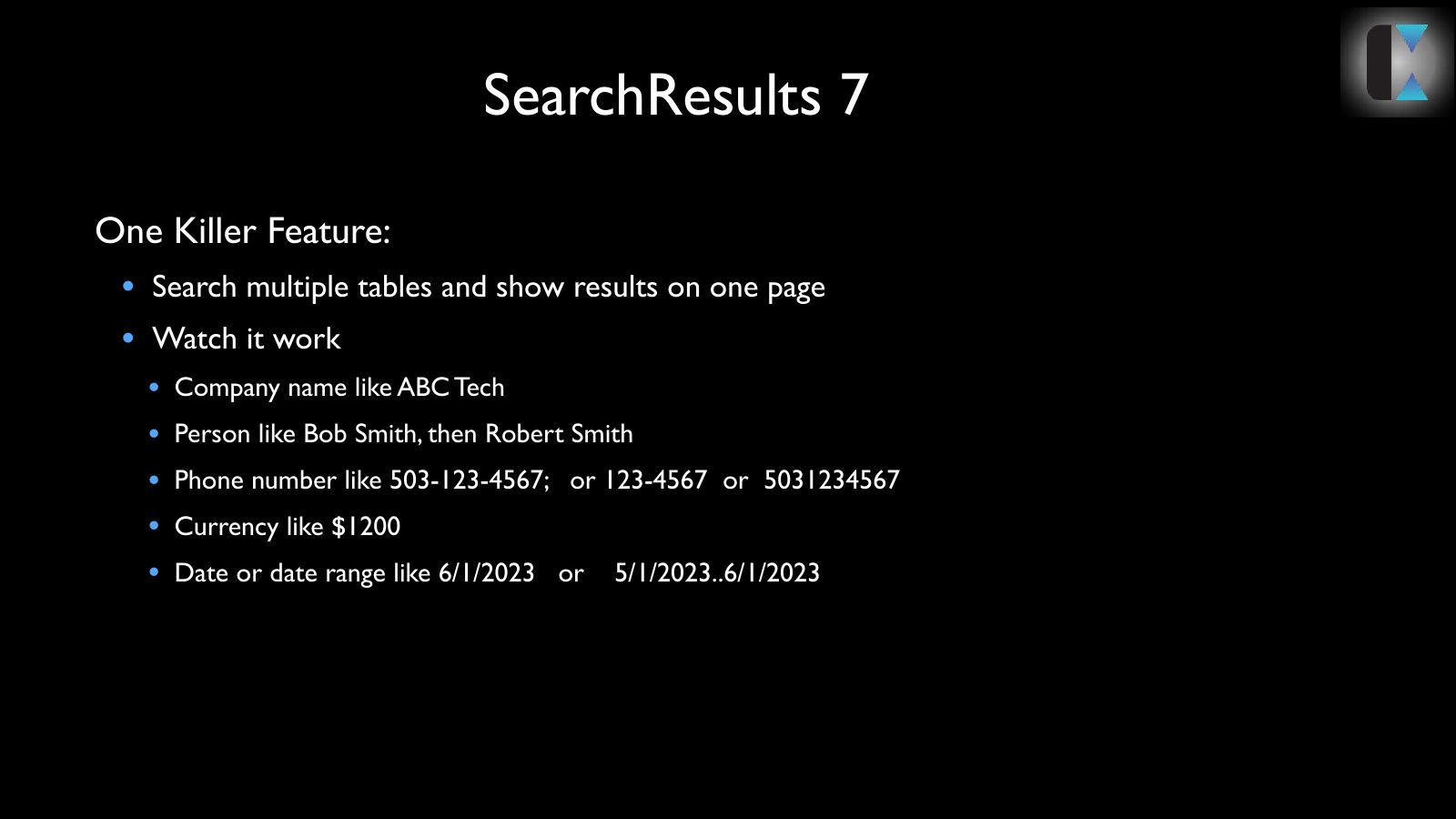 Slide 3: SearchResults 7
