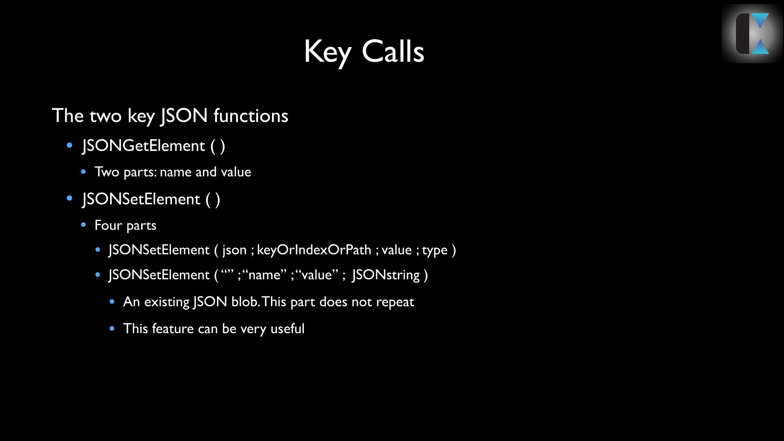 Slide 12: Key Calls