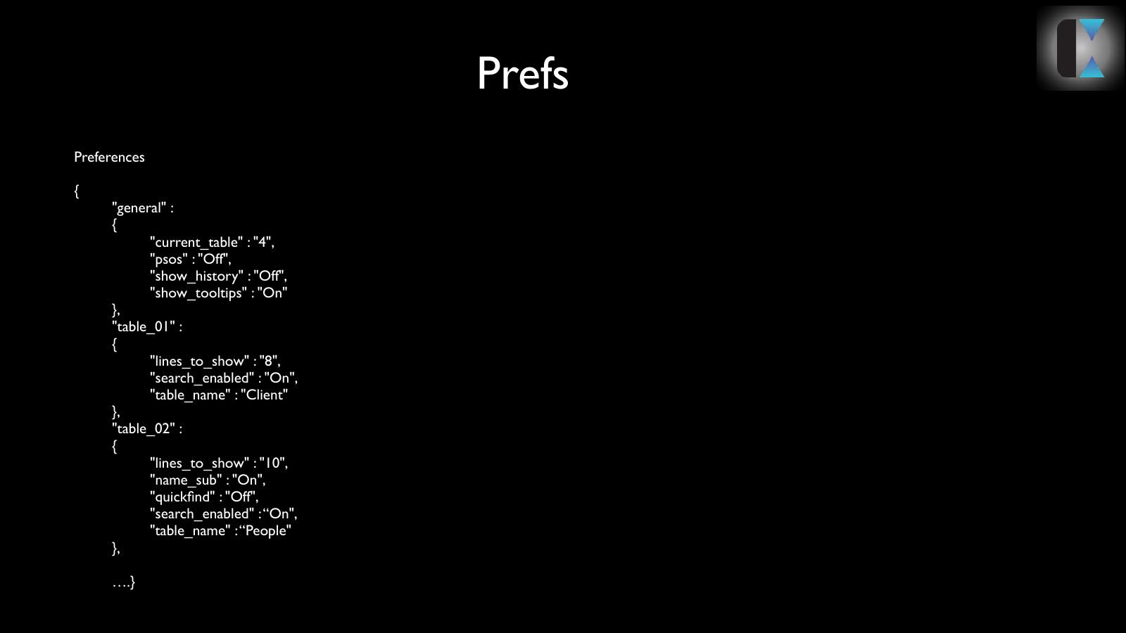 Slide 14: Prefs
