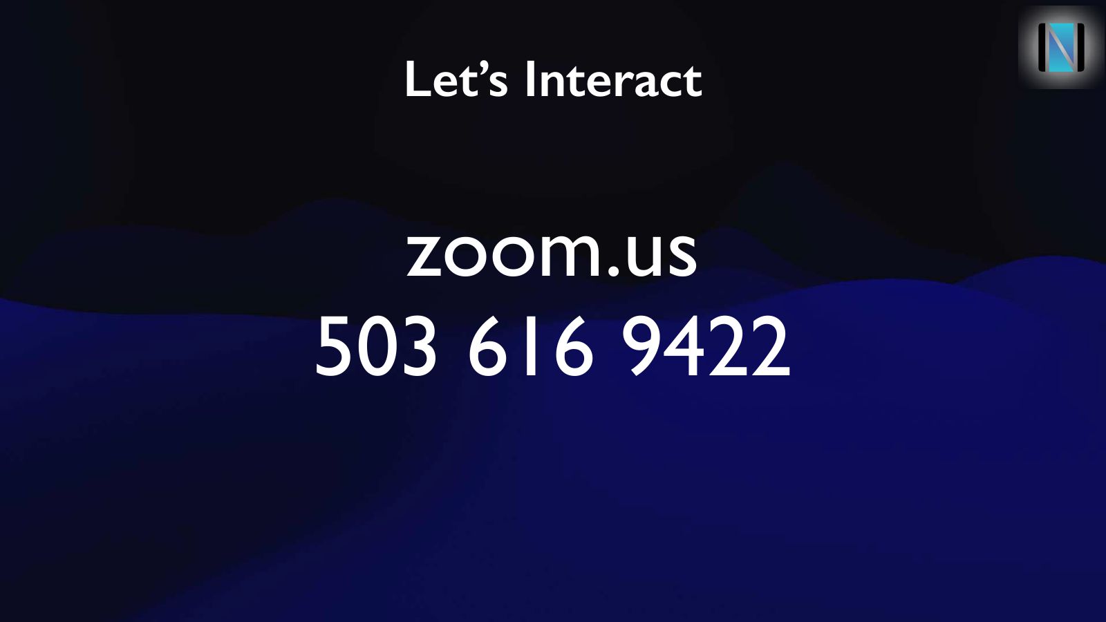 Slide 4: Let’s Interact