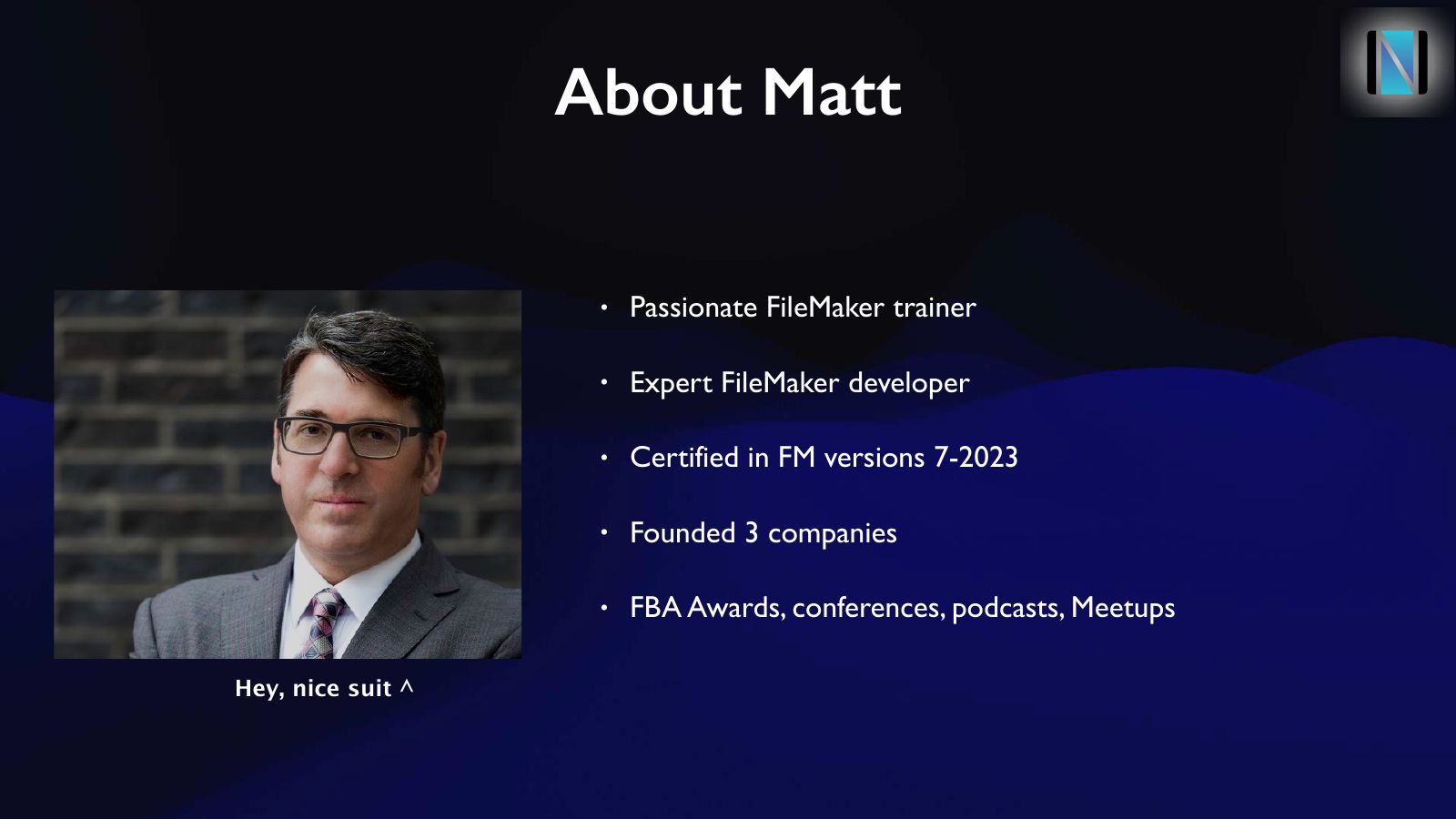 Slide 5: About Matt