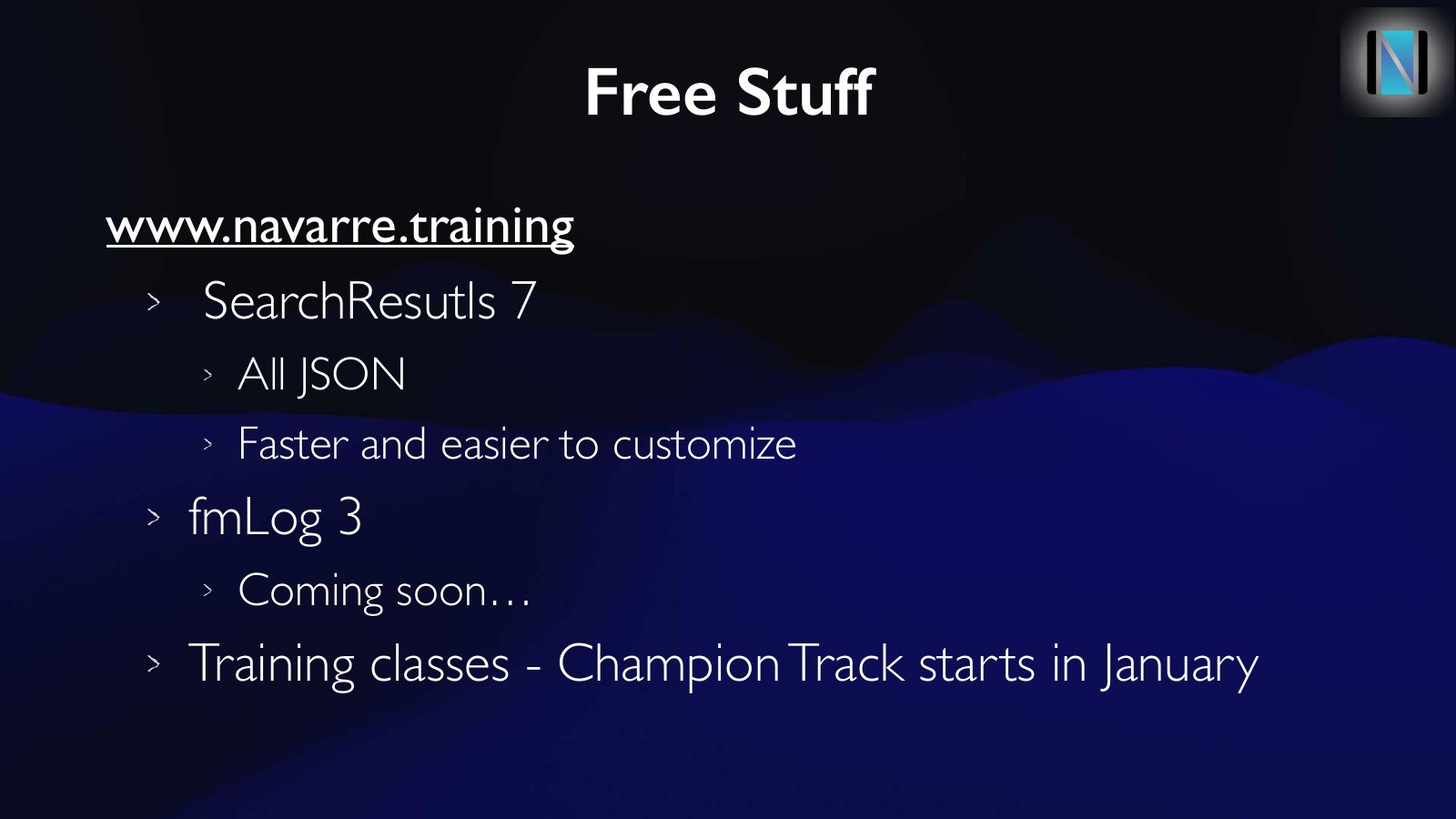 Slide 6: Free Stuff