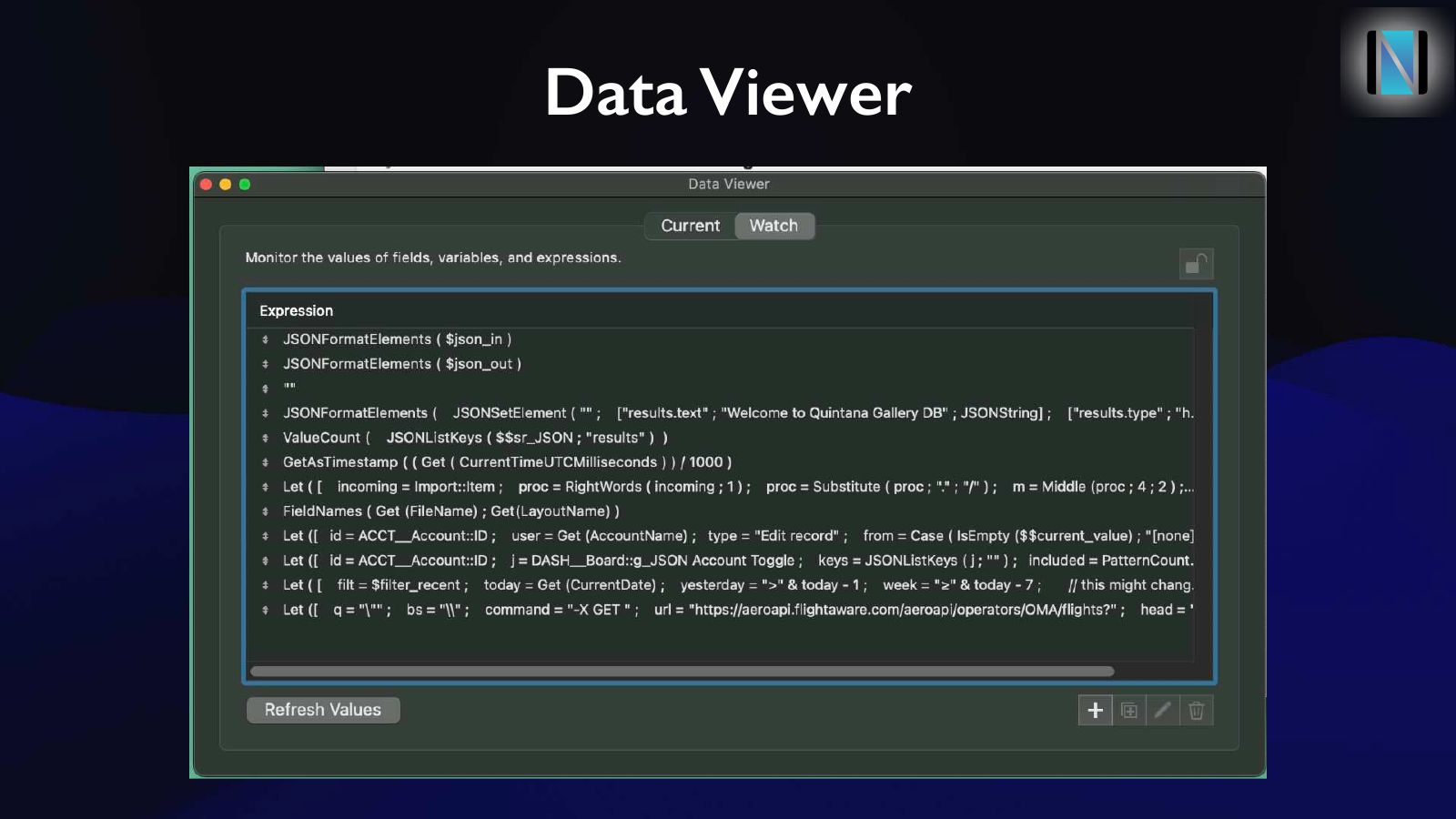Slide 22: Data Viewer