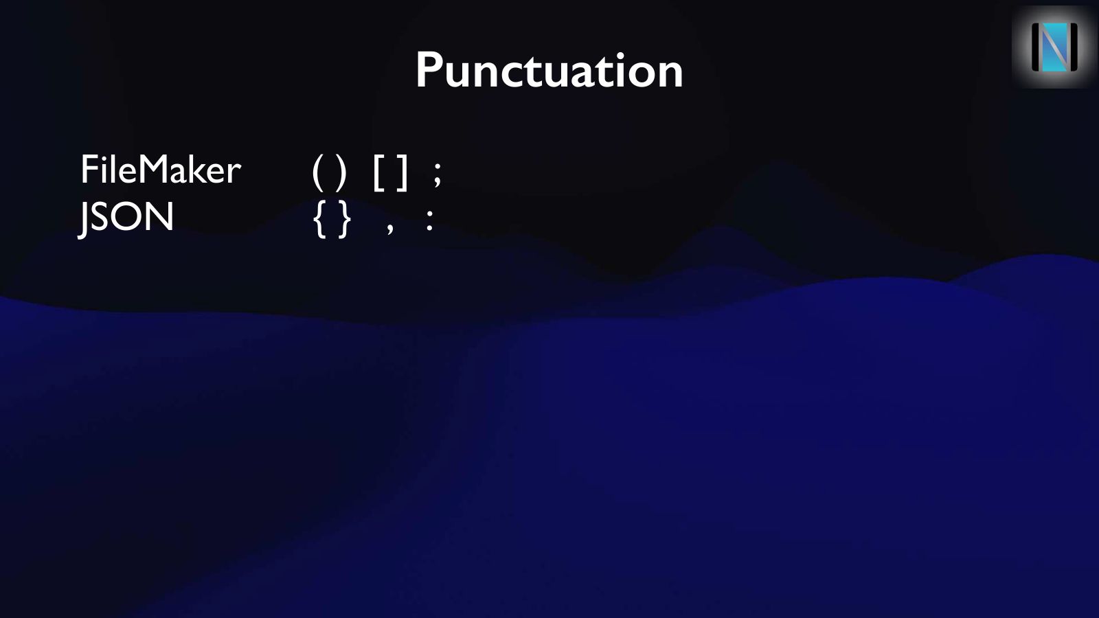 Slide 28: Punctuation