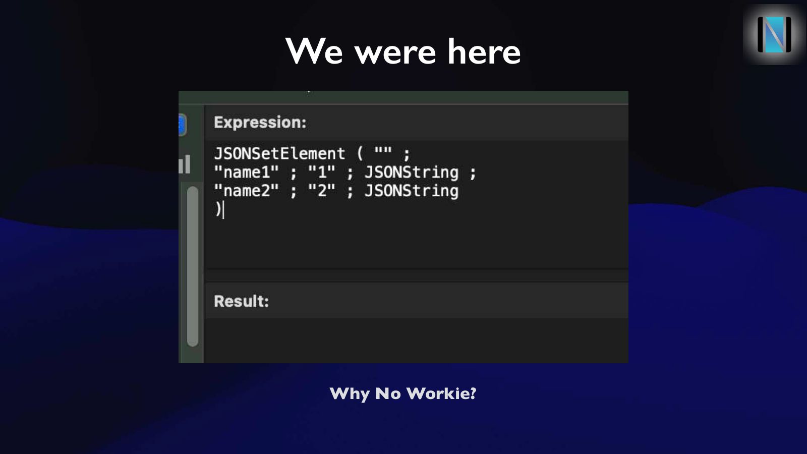 Slide 32: We were here