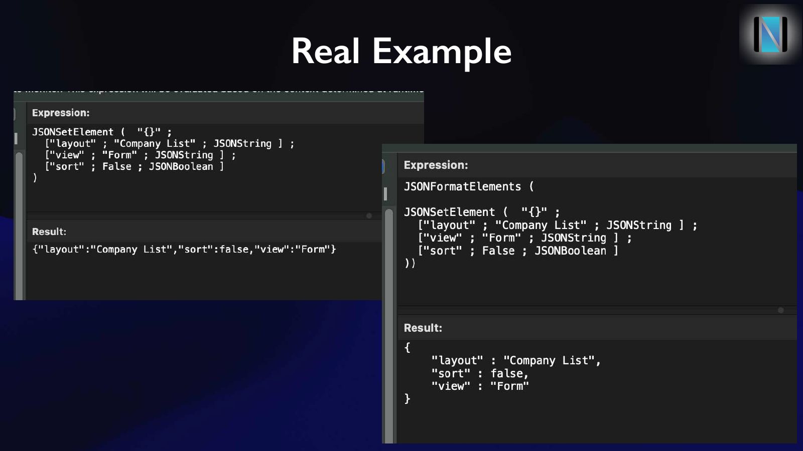 Slide 34: Real Example
