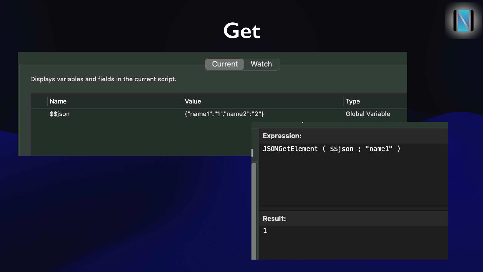 Slide 38: Get