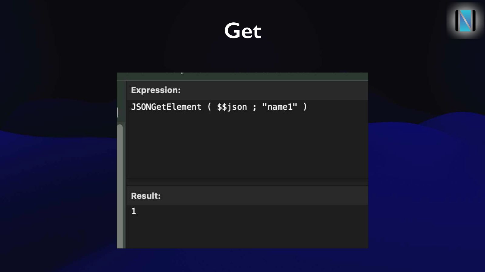 Slide 39: Get