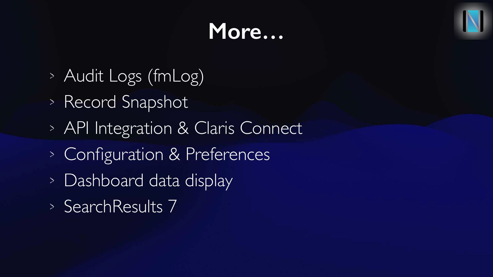Slide 45: More…