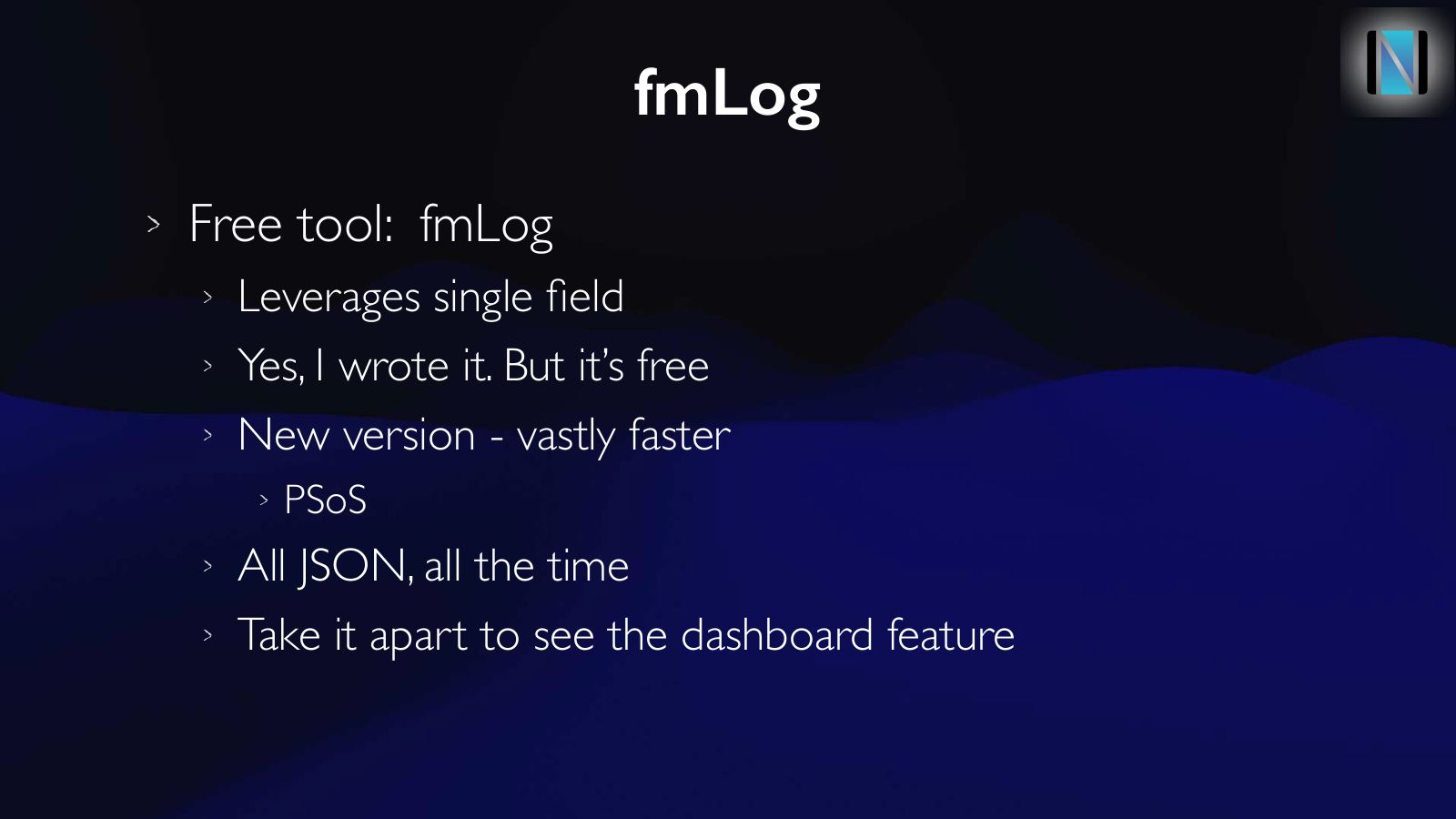 Slide 46: fmLog