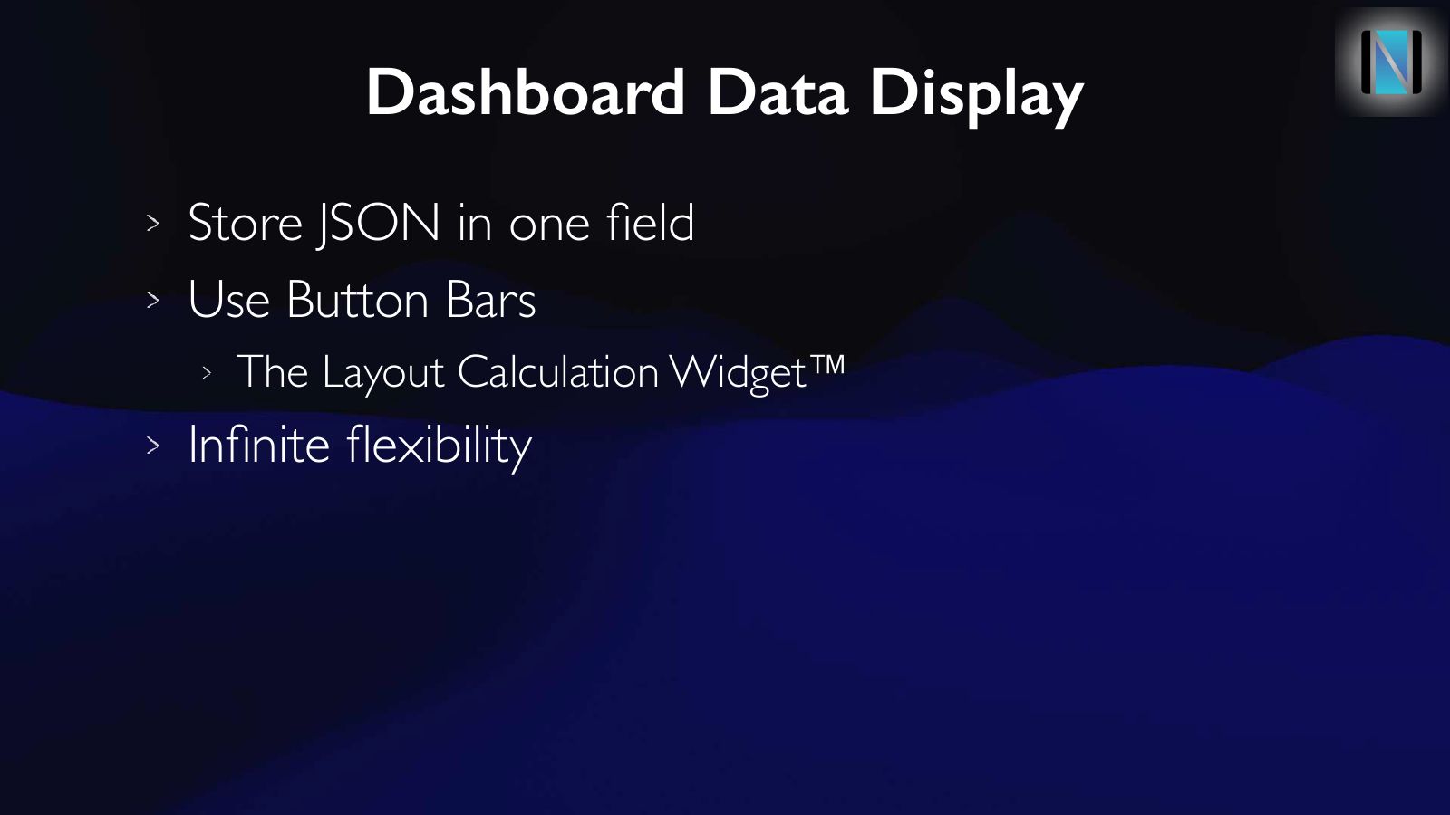 Slide 51: Dashboard Data Display