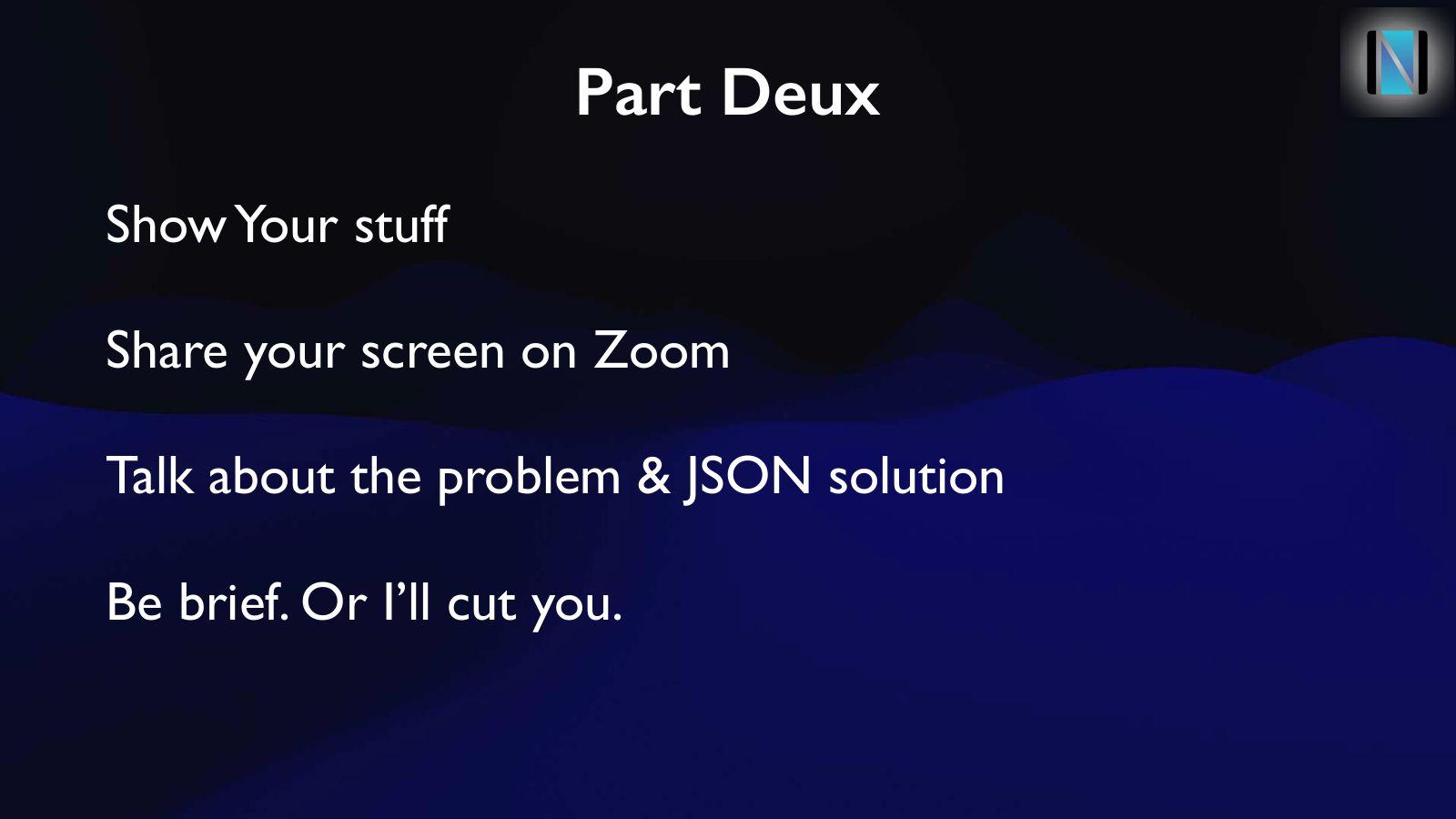 Slide 56: Part Deux