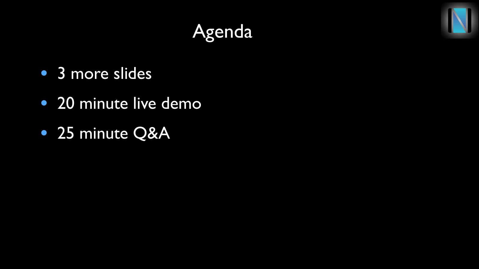 Slide 3: Agenda