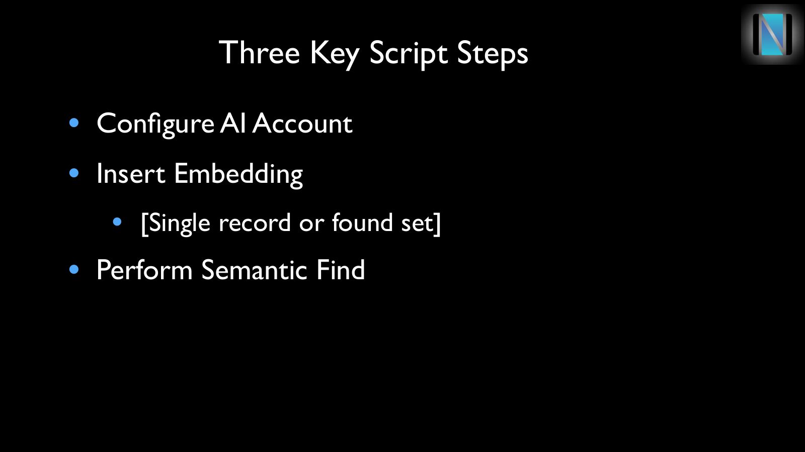 Slide 6: Three Key Script Steps