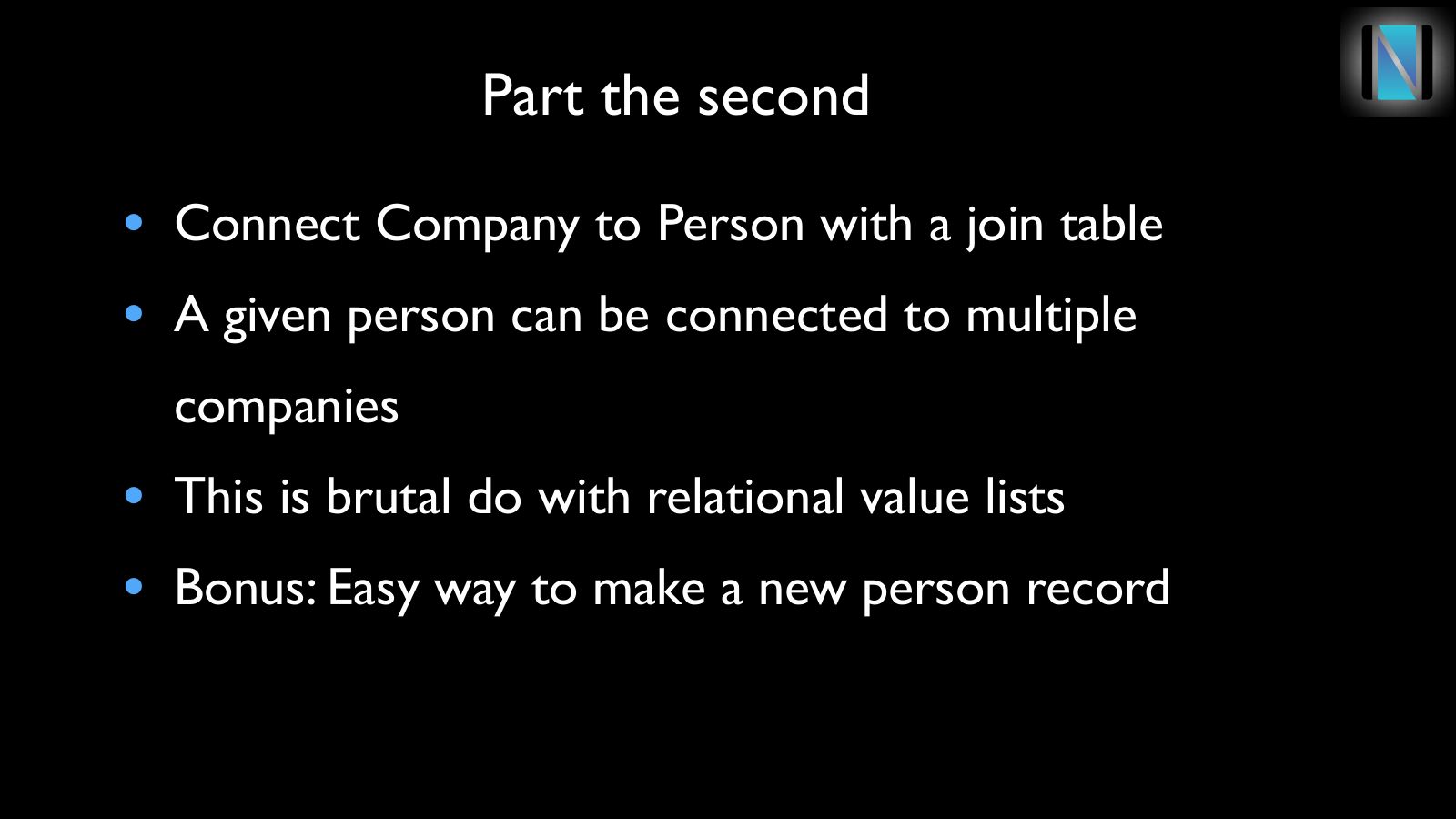 Slide 8: Part the second