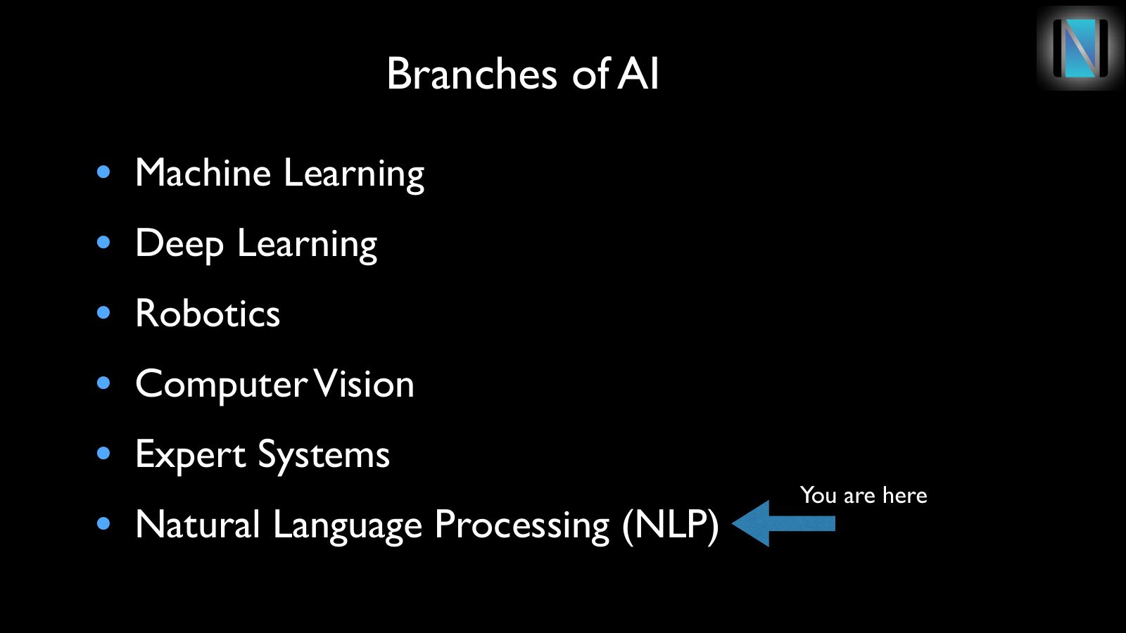 Slide 6: Branches of AI
