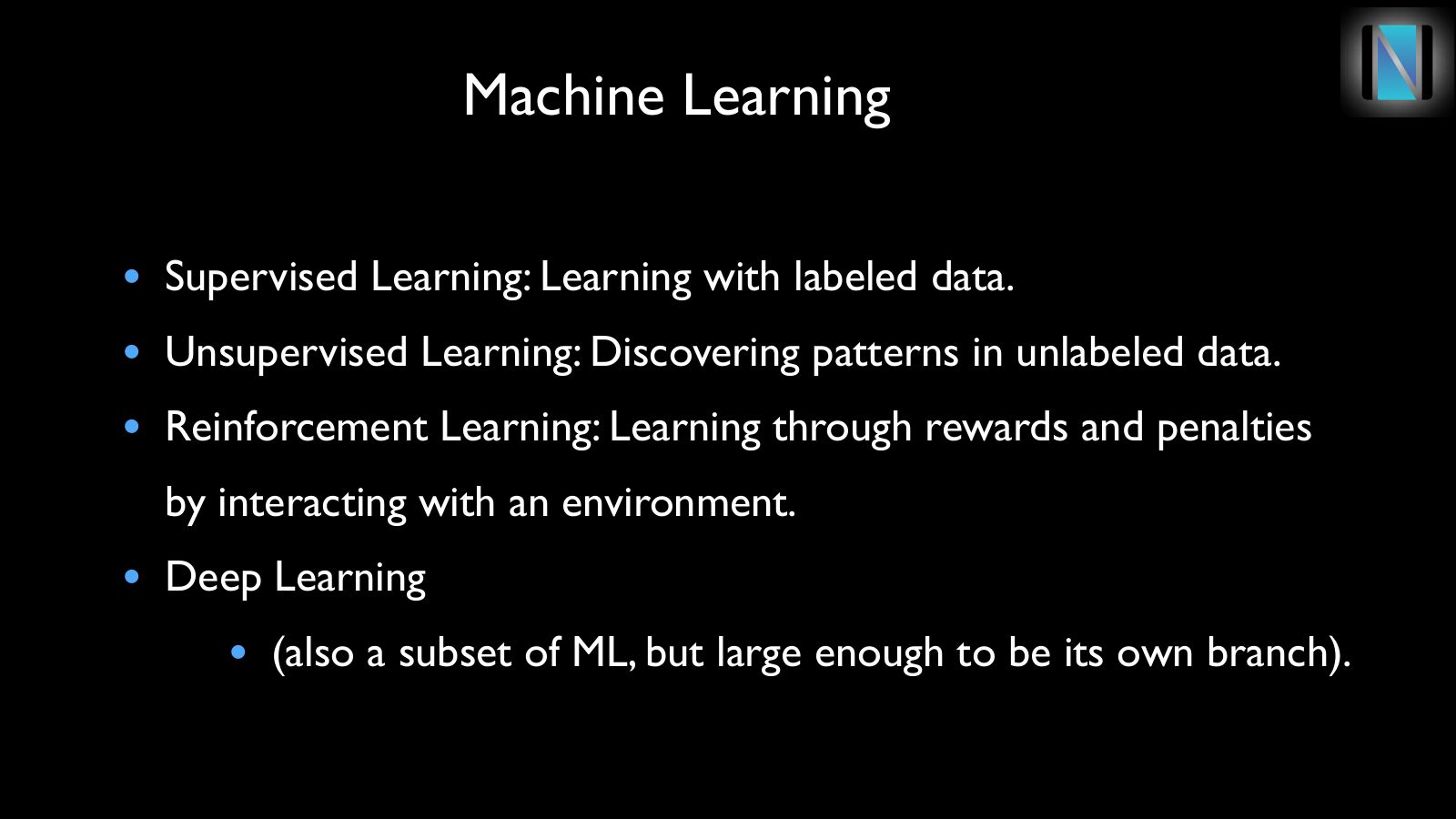 Slide 8: Machine Learning