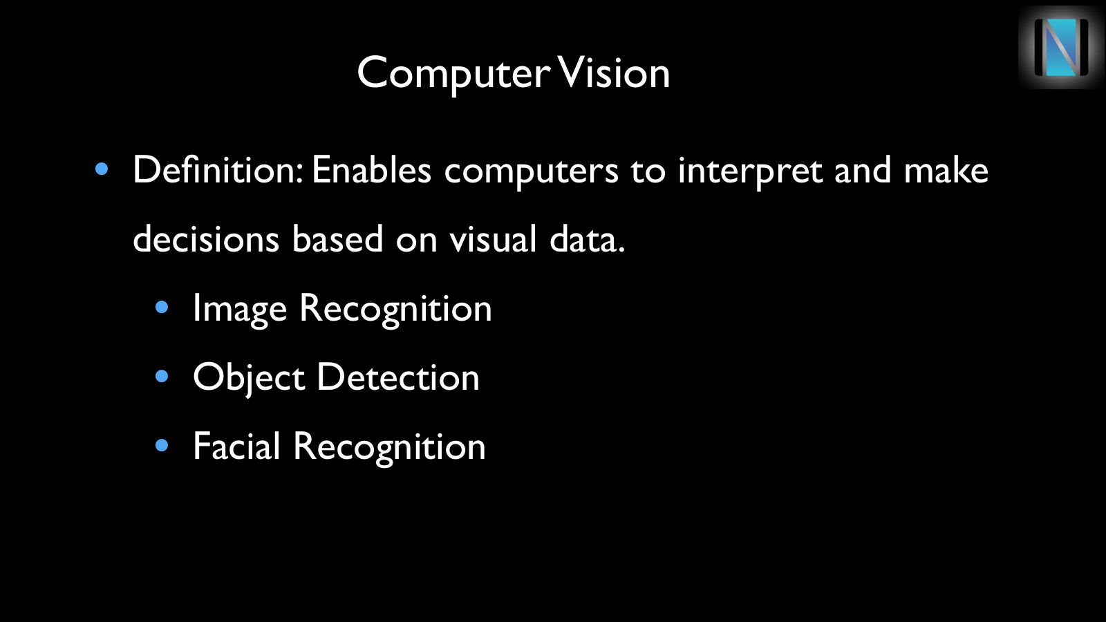 Slide 11: Computer Vision