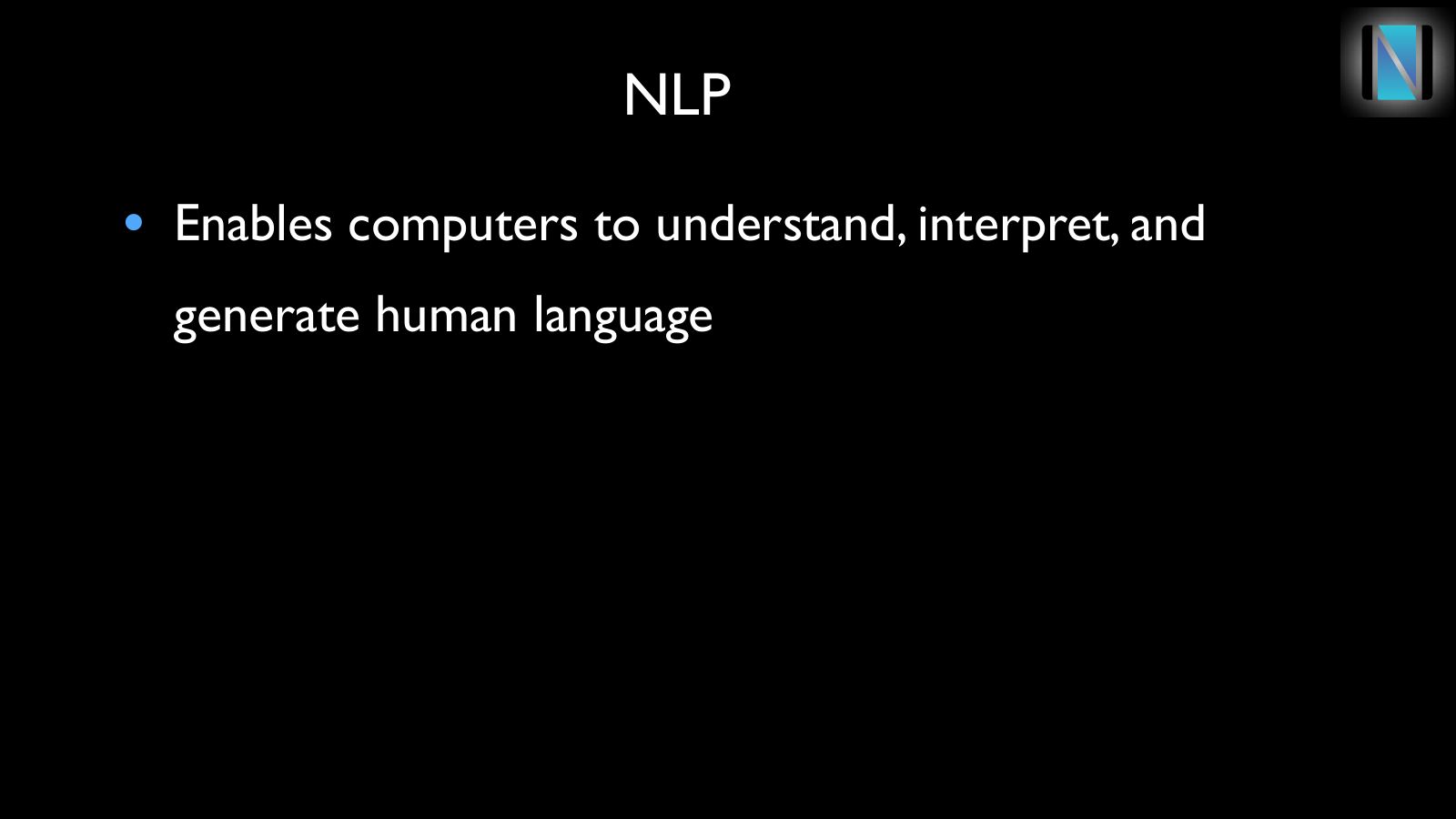 Slide 13: NLP