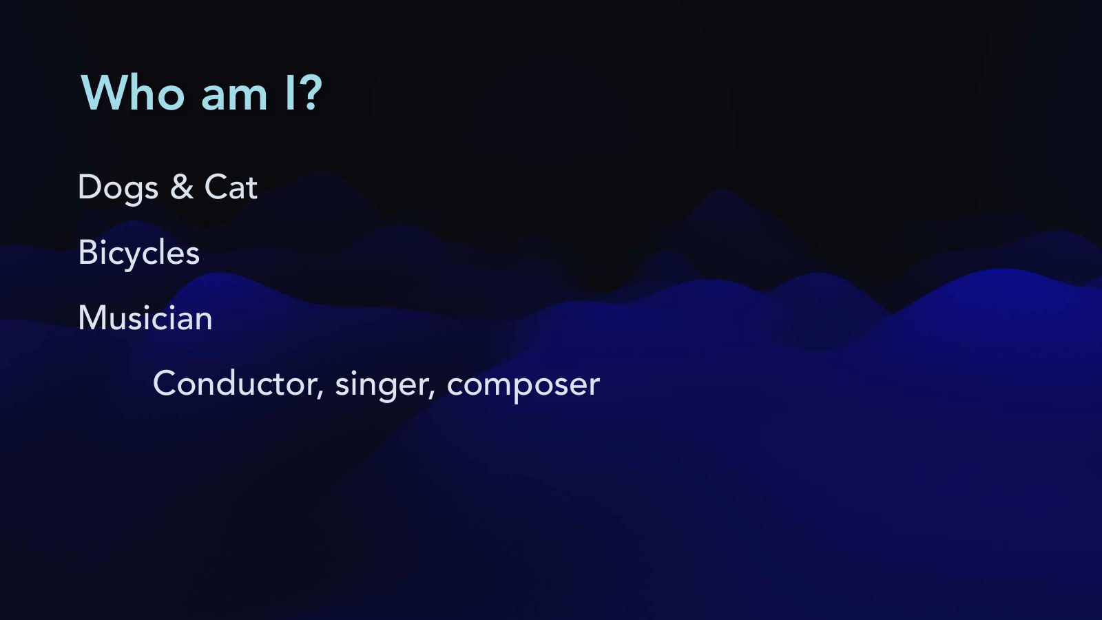 Slide 3: Who am I?