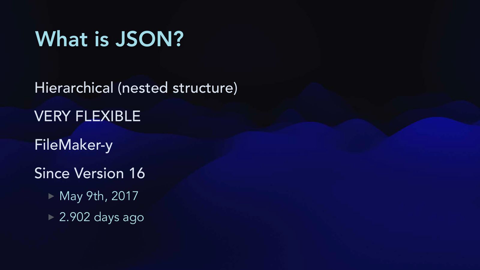 Slide 15: What is JSON?