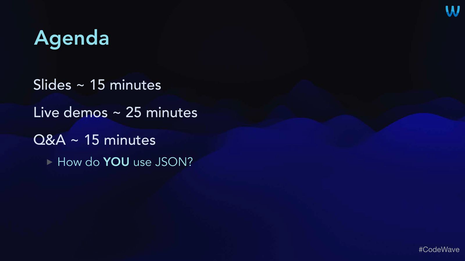 Slide 4: Agenda