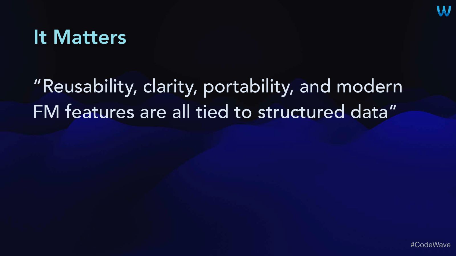 Slide 13: It Matters