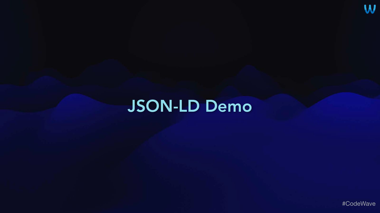 Slide 46: JSON-LD Demo
