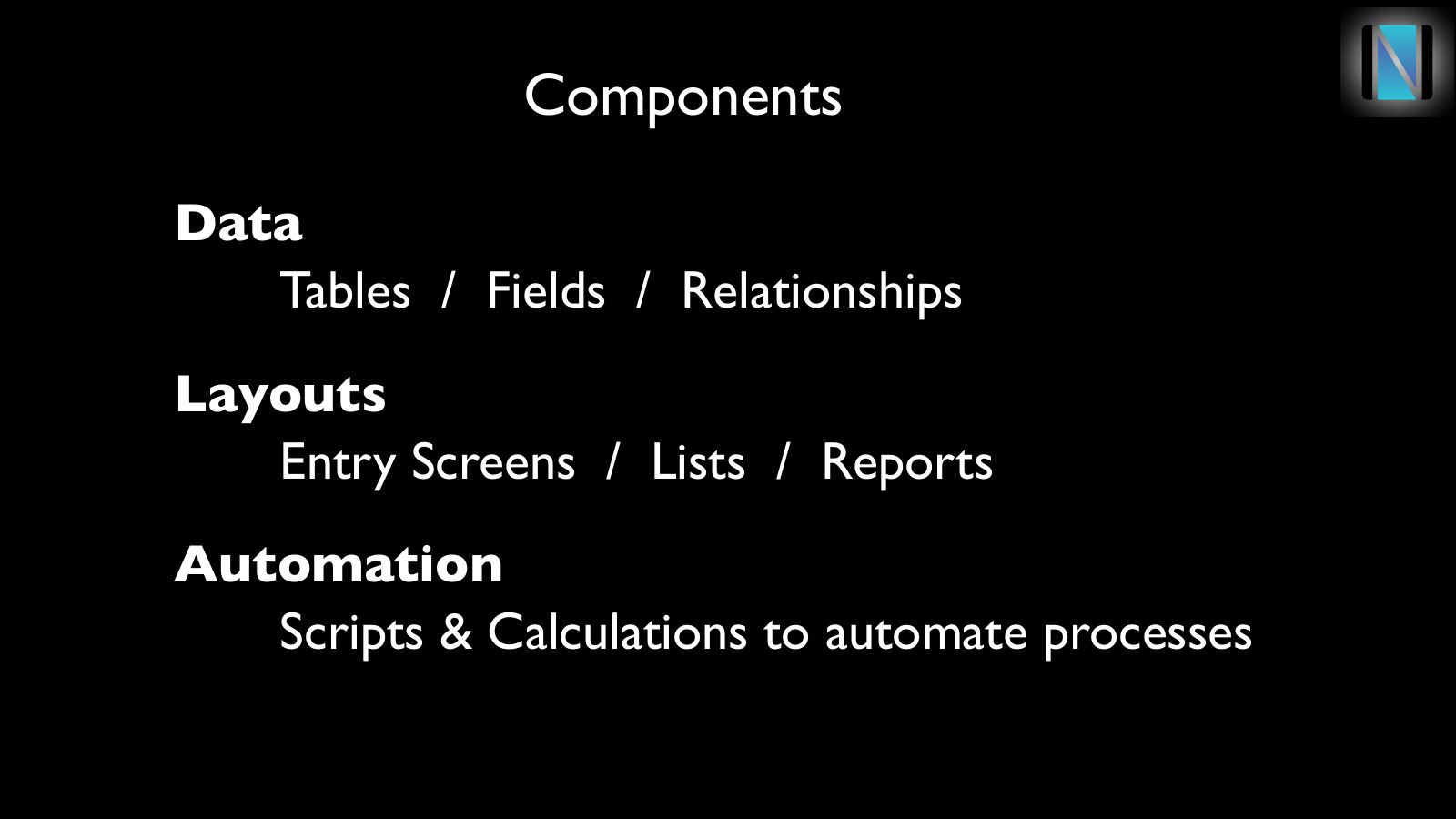 Slide 5: Components