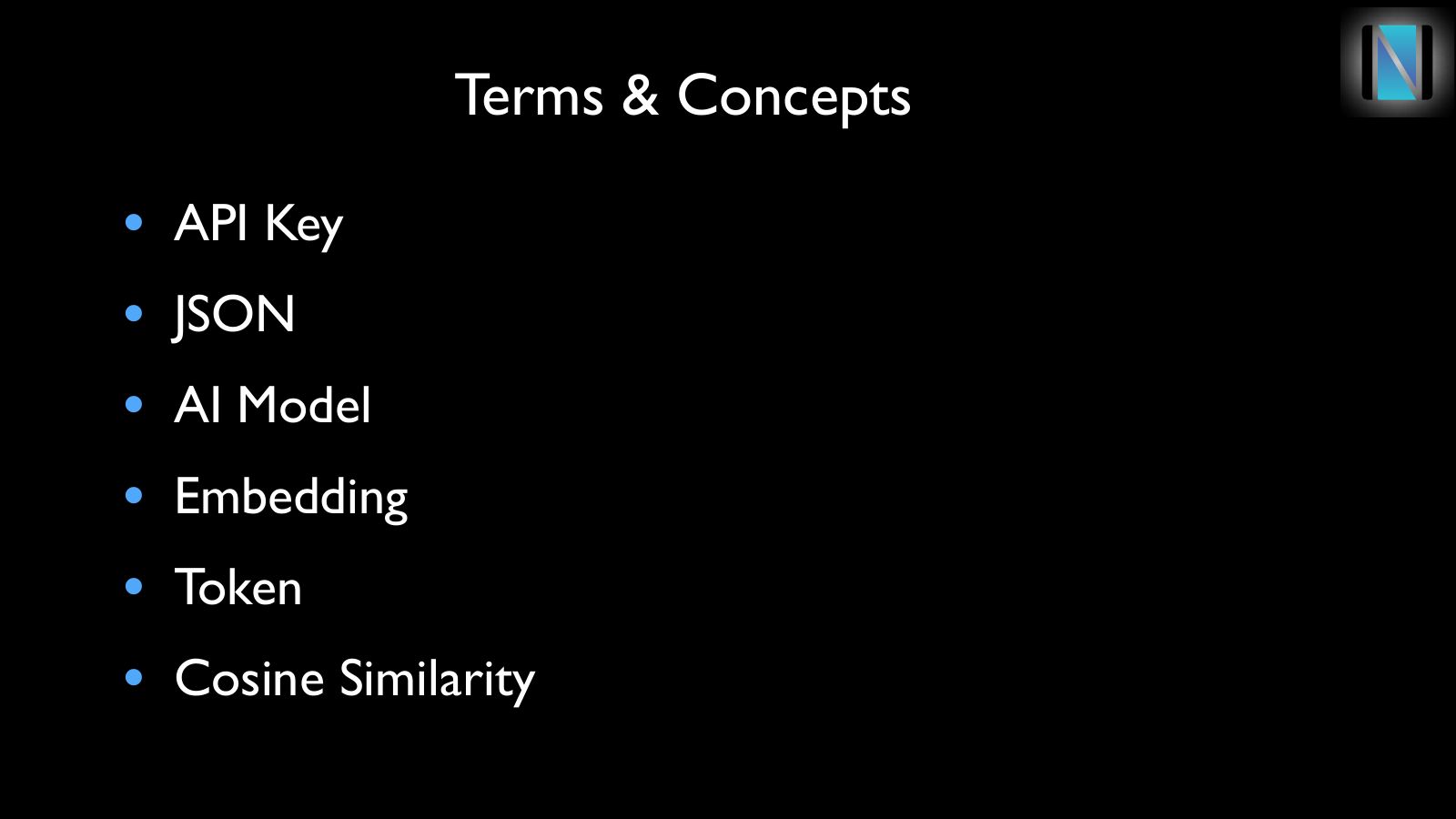 Slide 7: Terms & Concepts