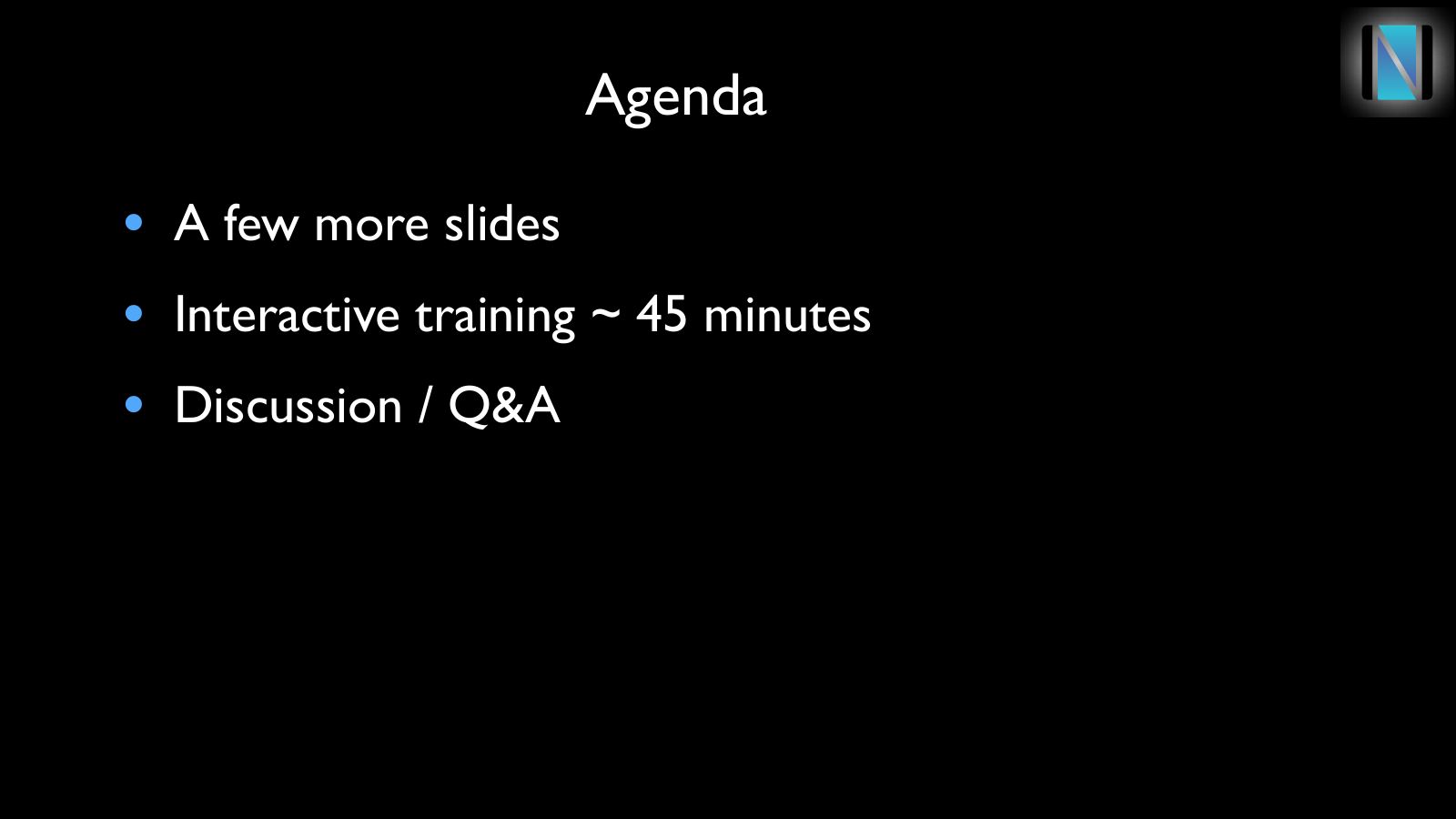 Slide 5: Agenda