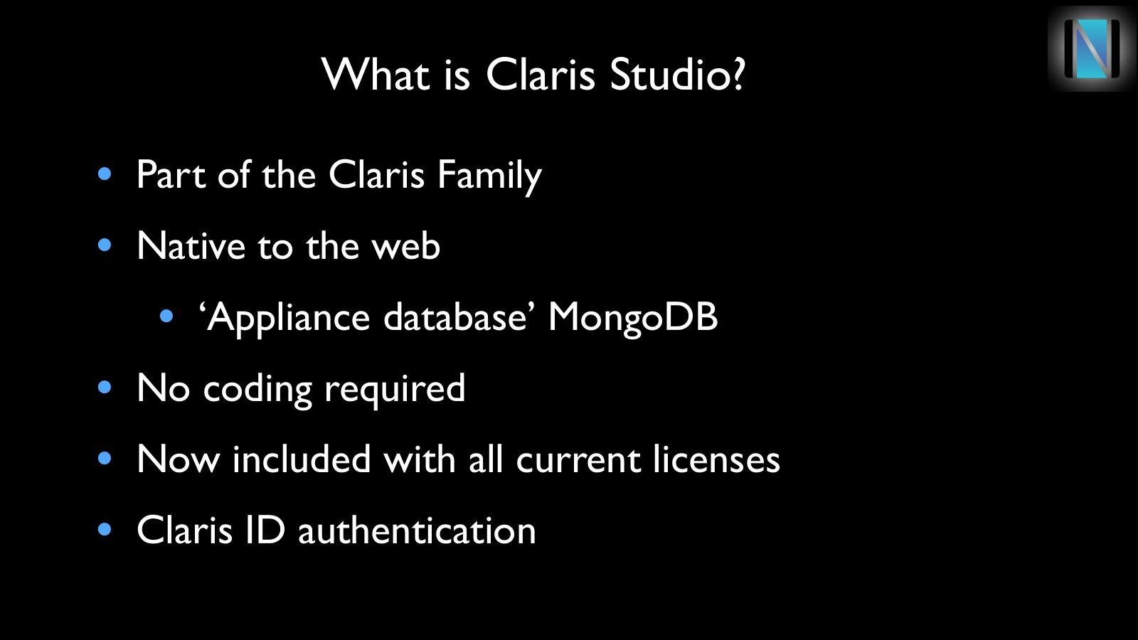 Slide 6: What is Claris Studio?