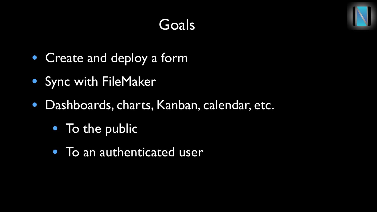 Slide 8: Goals
