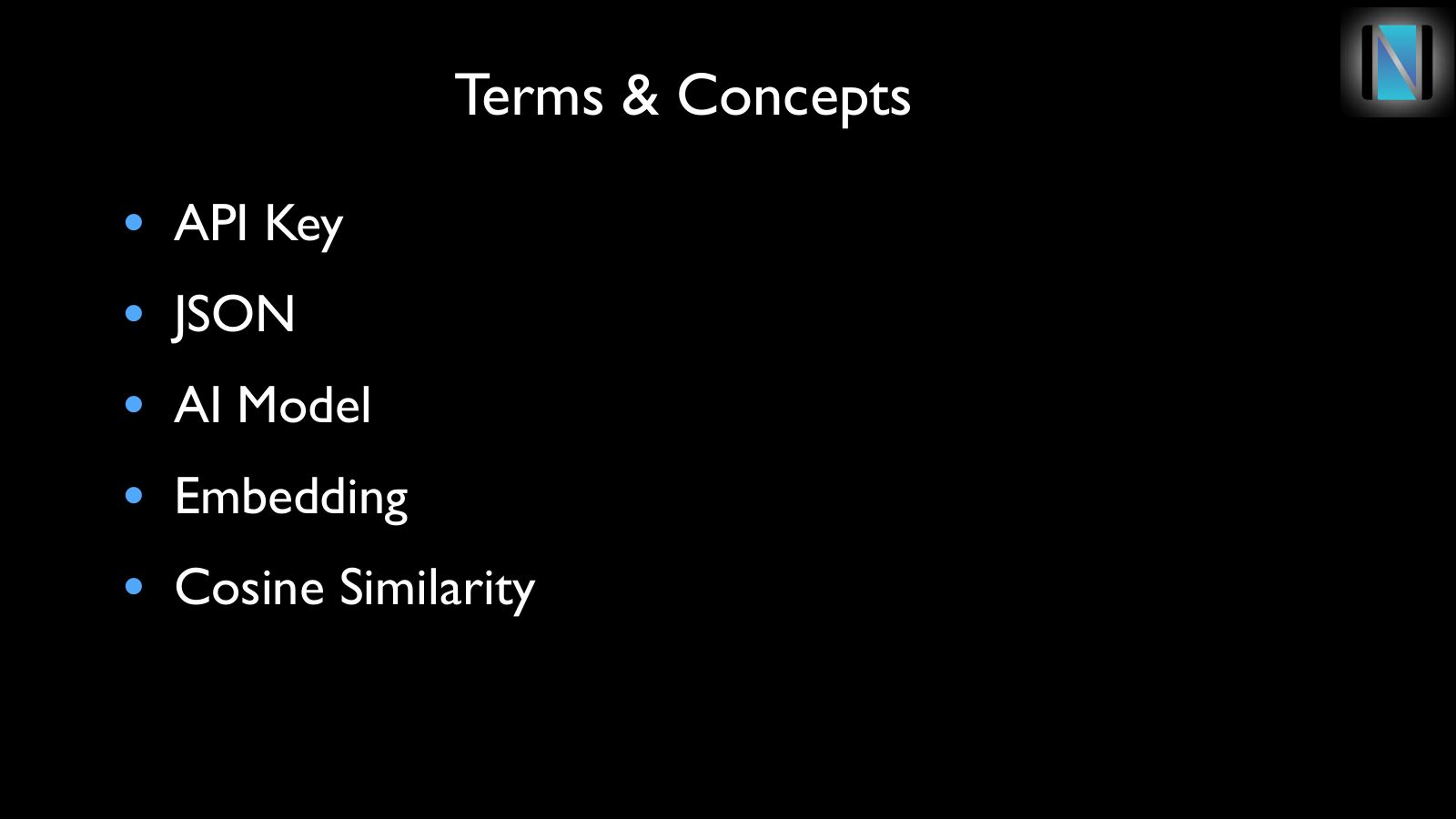 Slide 7: Terms & Concepts