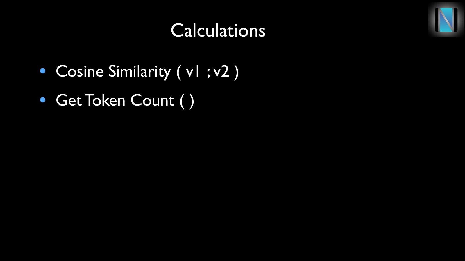 Slide 9: Calculations