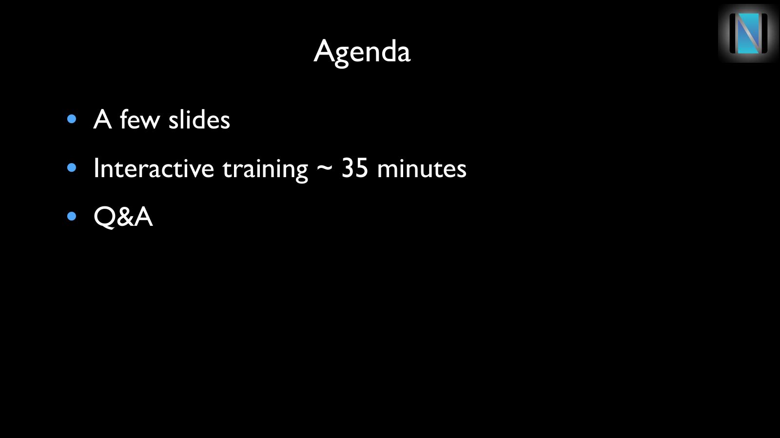 Slide 5: Agenda