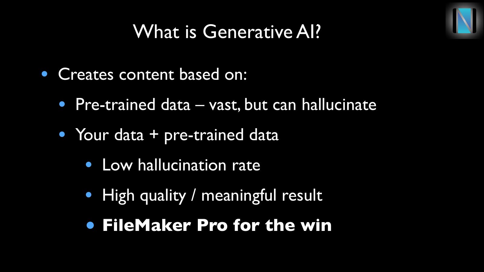 Slide 9: What is Generative AI?
