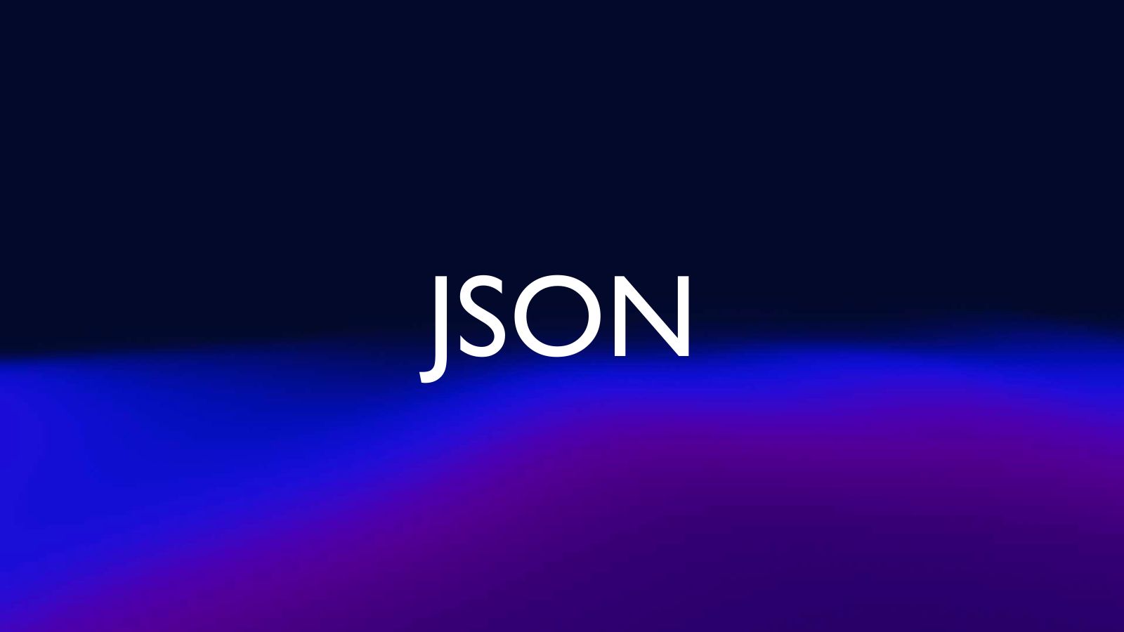 Slide 2: JSON